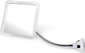 Anti Fog Flexible Gooseneck Shower Mirror, 6.3" x 6.3" - MVM7A7X - 36 Units Per Carton
