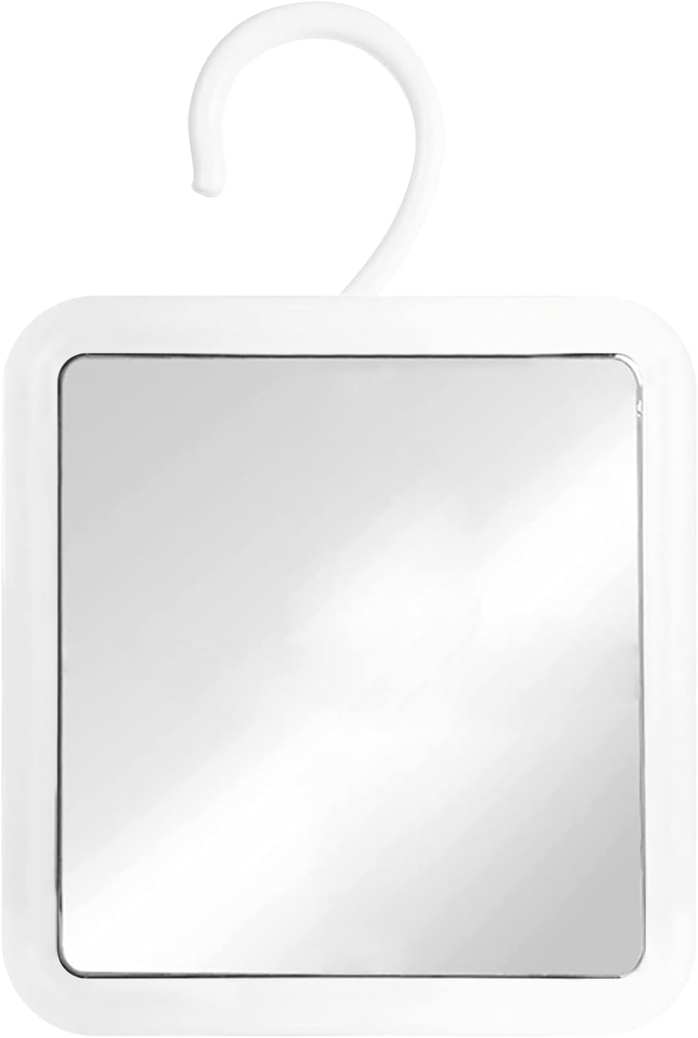 Hangable Fogless Shower Mirror (White) - MVSFHK63A1X - 60 Units Per Carton