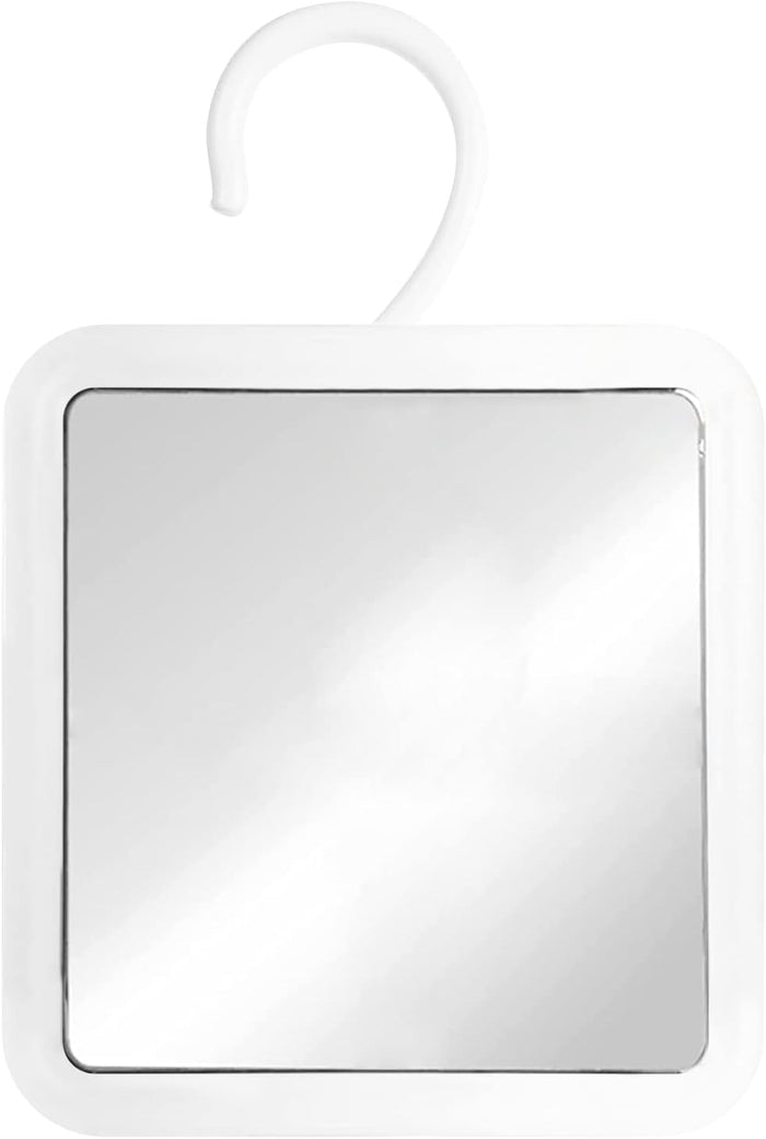 Hangable Fogless Shower Mirror (White) - MVSFHK63A1X - 60 Units Per Carton
