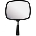Large Hand Mirror with Comfy Handle (Black)