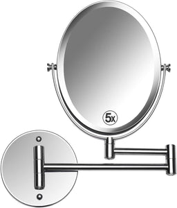 Oval Wall Mount Mirror with 13