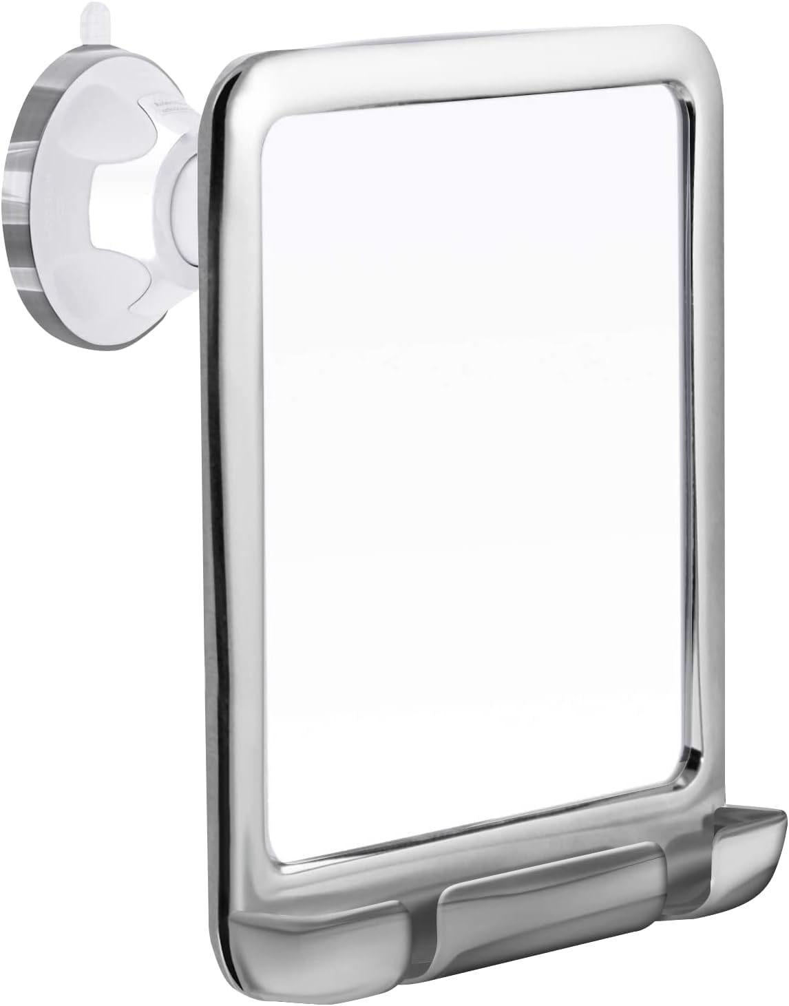 Fogless Shower Mirror with Dual Anti-Fog System, Suction Mount, and Razor Holder (Chrome) - MVSFR87CH1X - 36 Units Per Carton