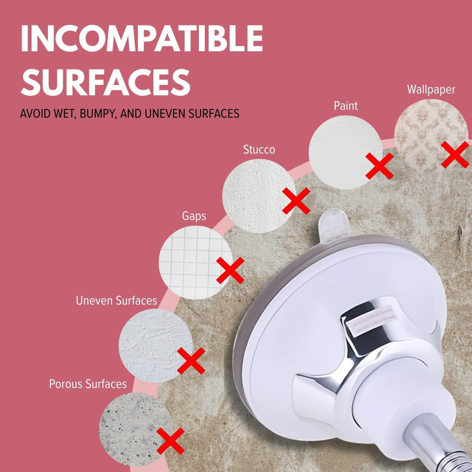 10X Magnifying Makeup Mirror with Flexible Gooseneck (Round)