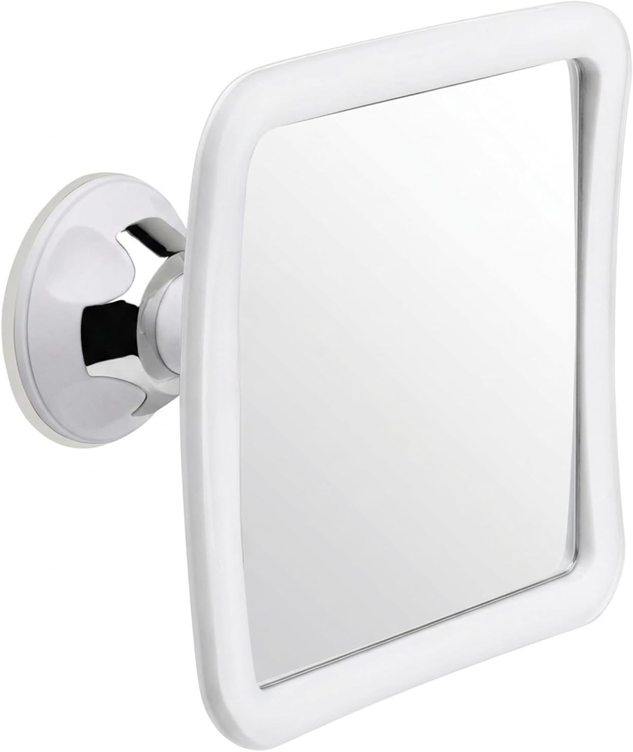Fogless Shower Mirror with Suction Mount (Pure White) - MVSF63WH1X - 36 Units Per Carton