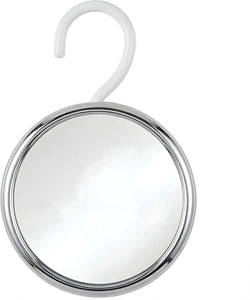 Round Hangable Fogless Shower Mirror (Chrome)