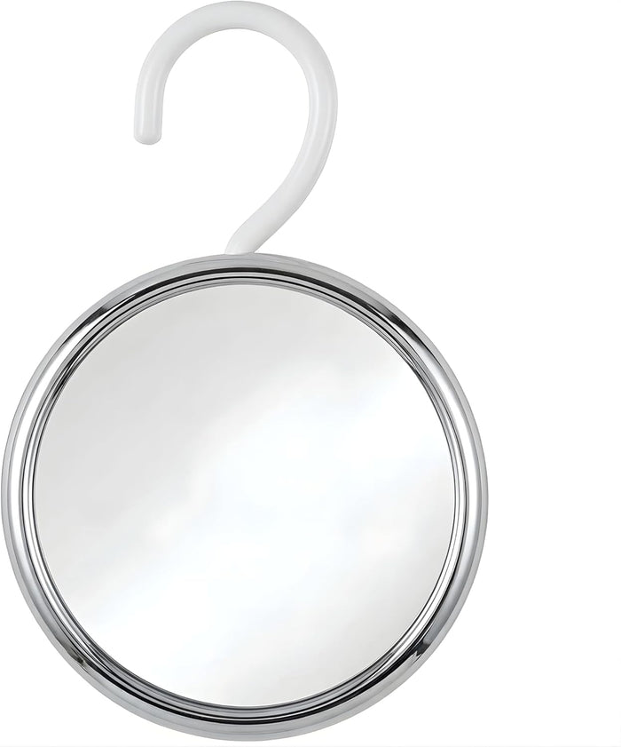 Round Hangable Fogless Shower Mirror (Chrome)
