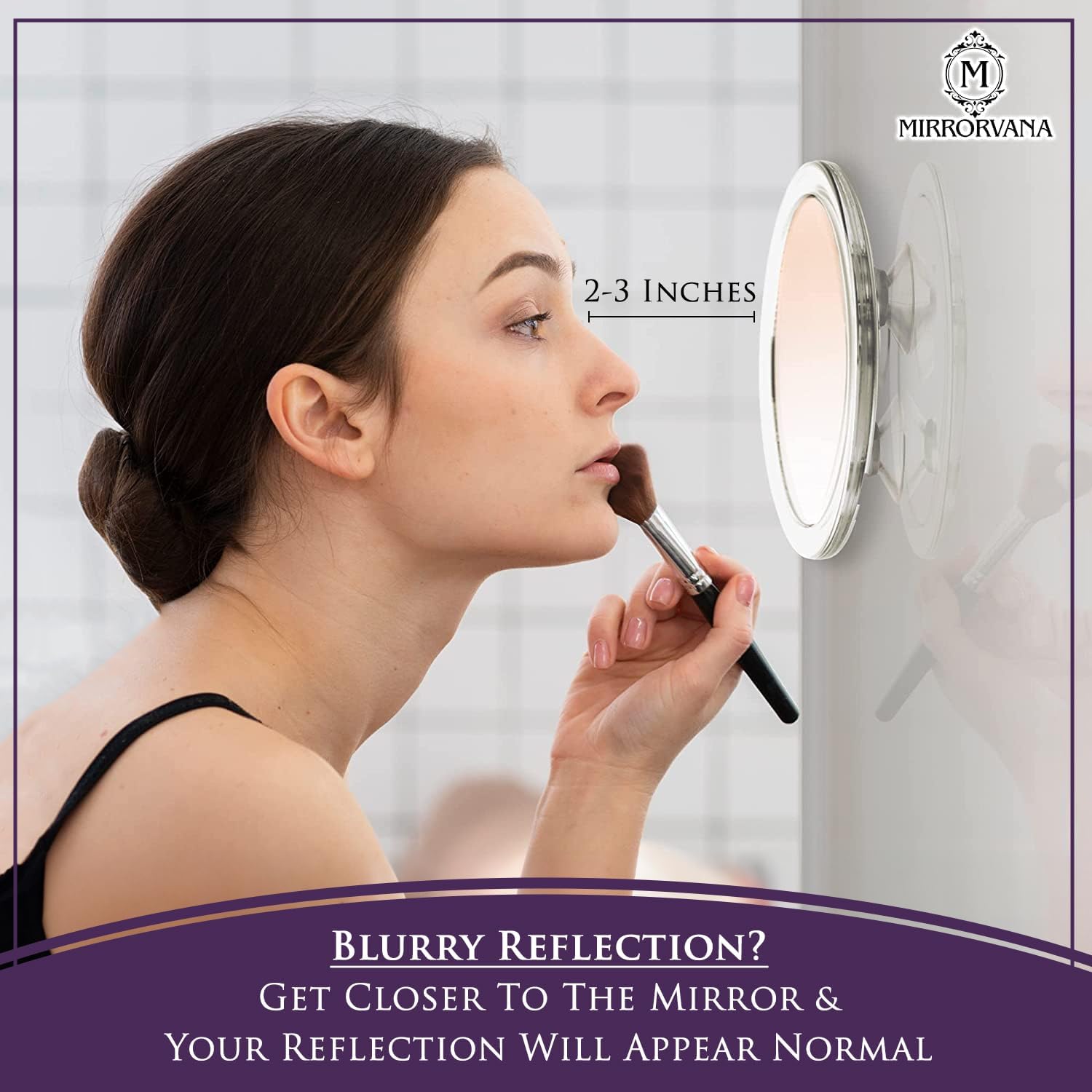 15X & 20X Magnifying Makeup Mirror Set