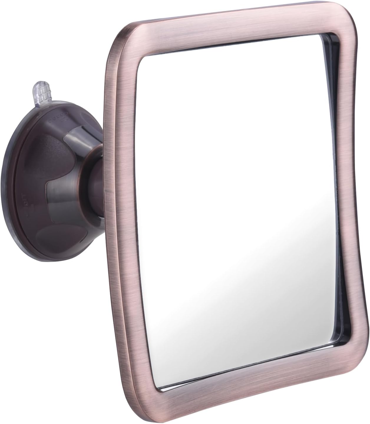 Fogless Shower Mirror for Shaving with Suction Mount (Bronze)