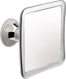 Fogless Shower Mirror for Shaving with Suction Mount (Chrome with Gray Suction)