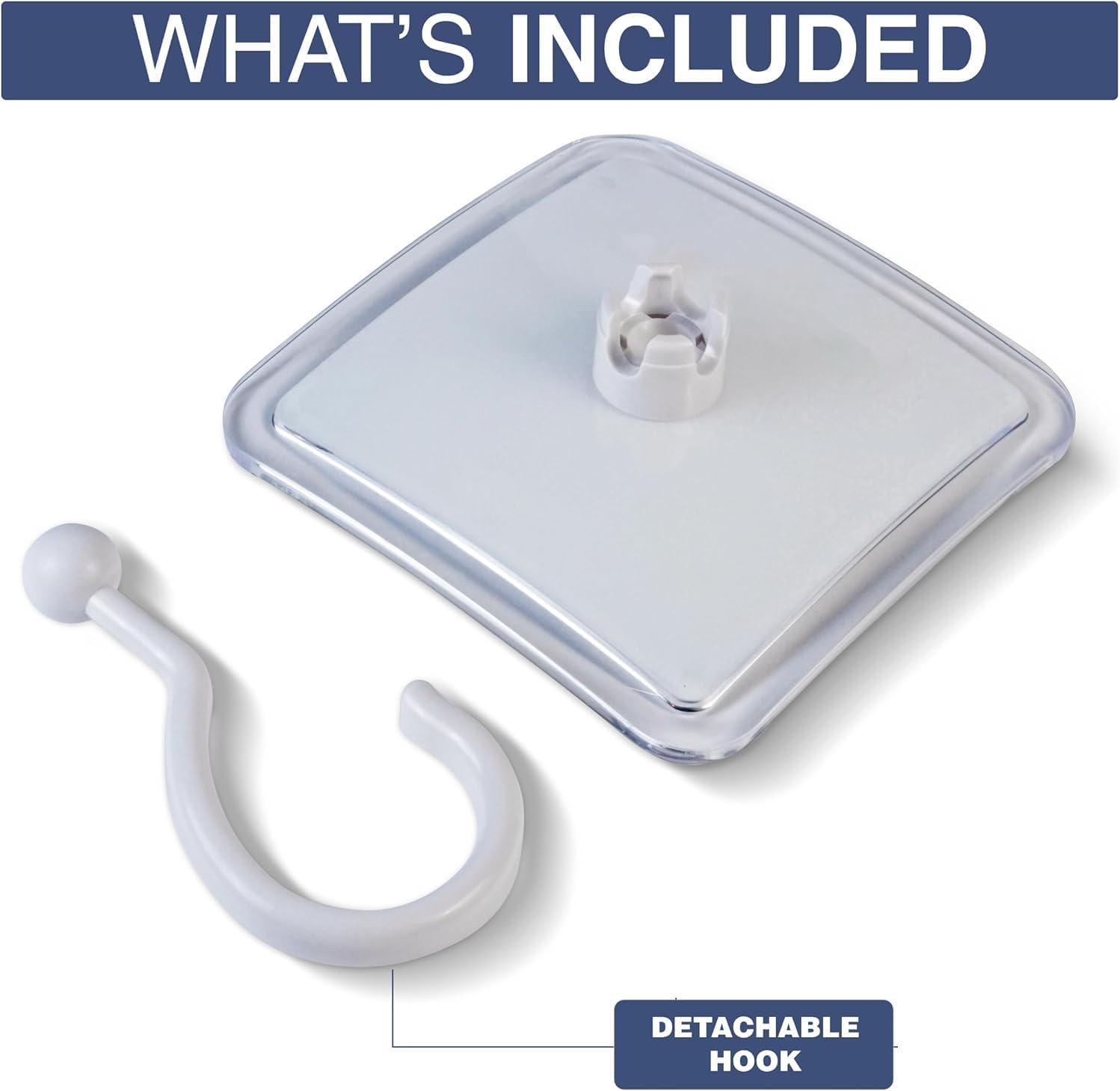 Hangable Fogless Shower Mirror (White)