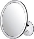Round Fogless Shower Mirror with Suction Mount (Chrome)