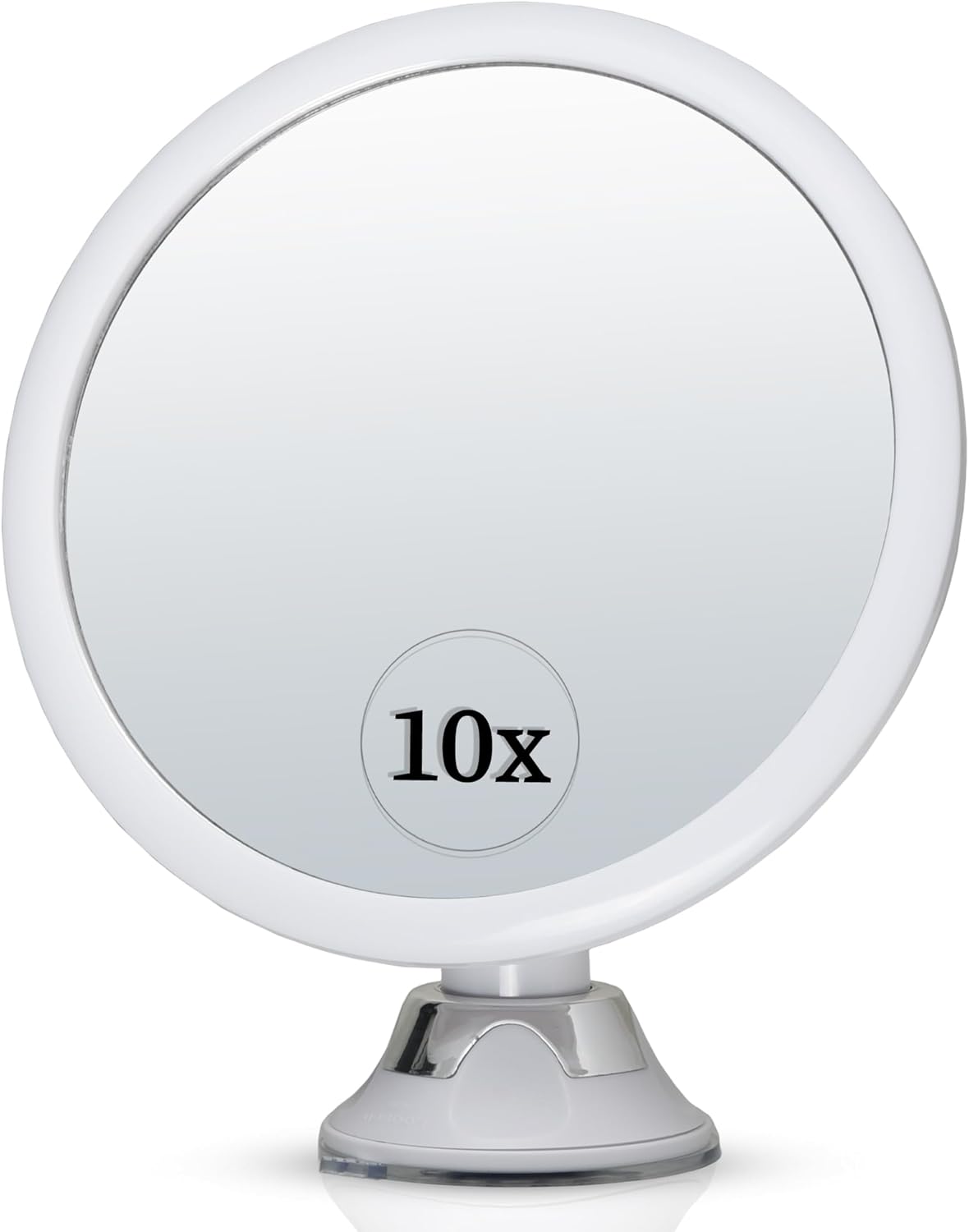 10X Magnifying Makeup Mirror with Suction Cup (Round)