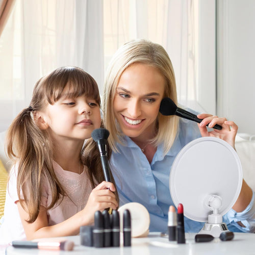 10X Magnifying Makeup Mirror with Suction Cup (Round)
