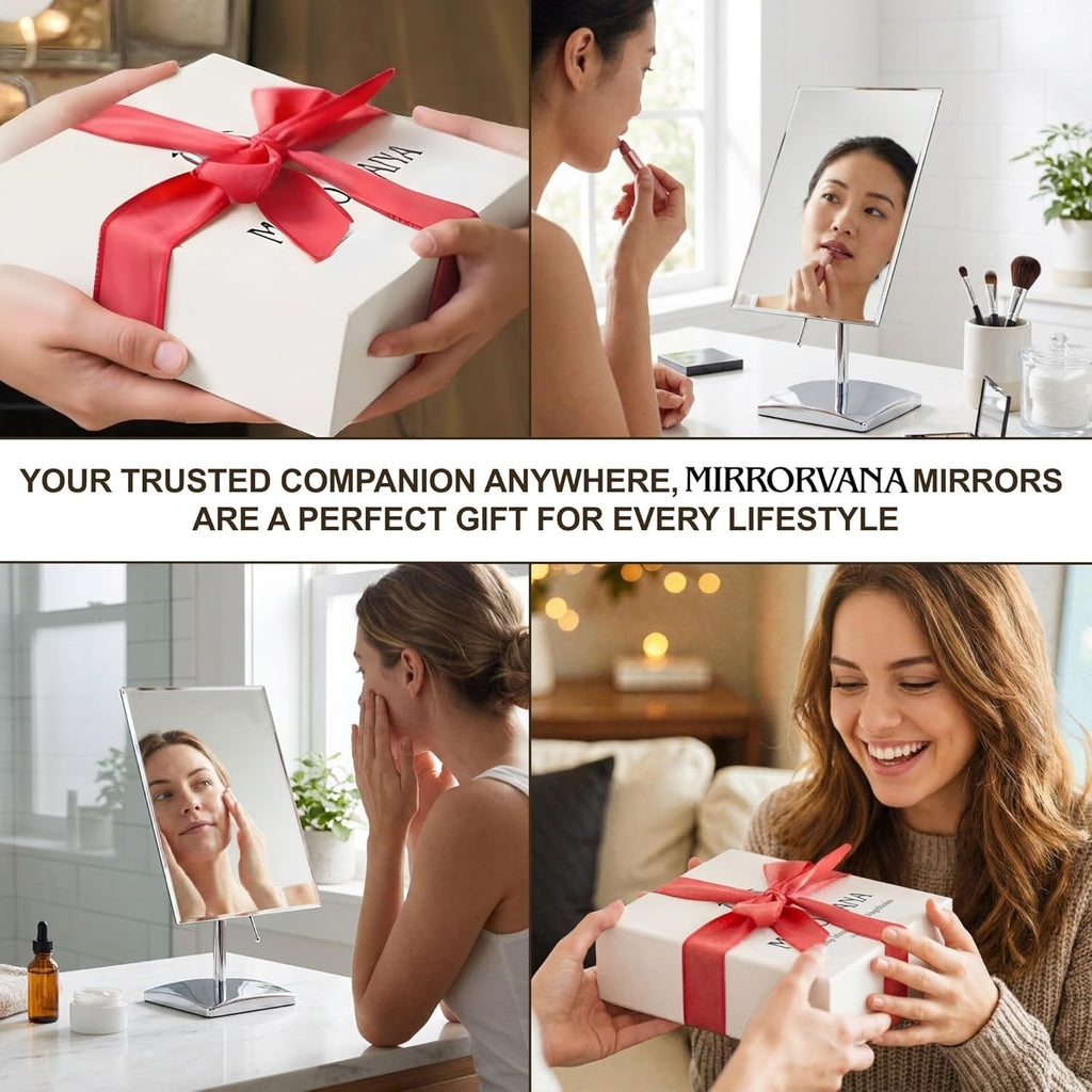 Rectangular Countertop Mirror (Chrome) - MVT798A1X - Case Pack of 8