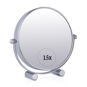 Small 15X/1X Magnifying Tabletop Mirror, 6