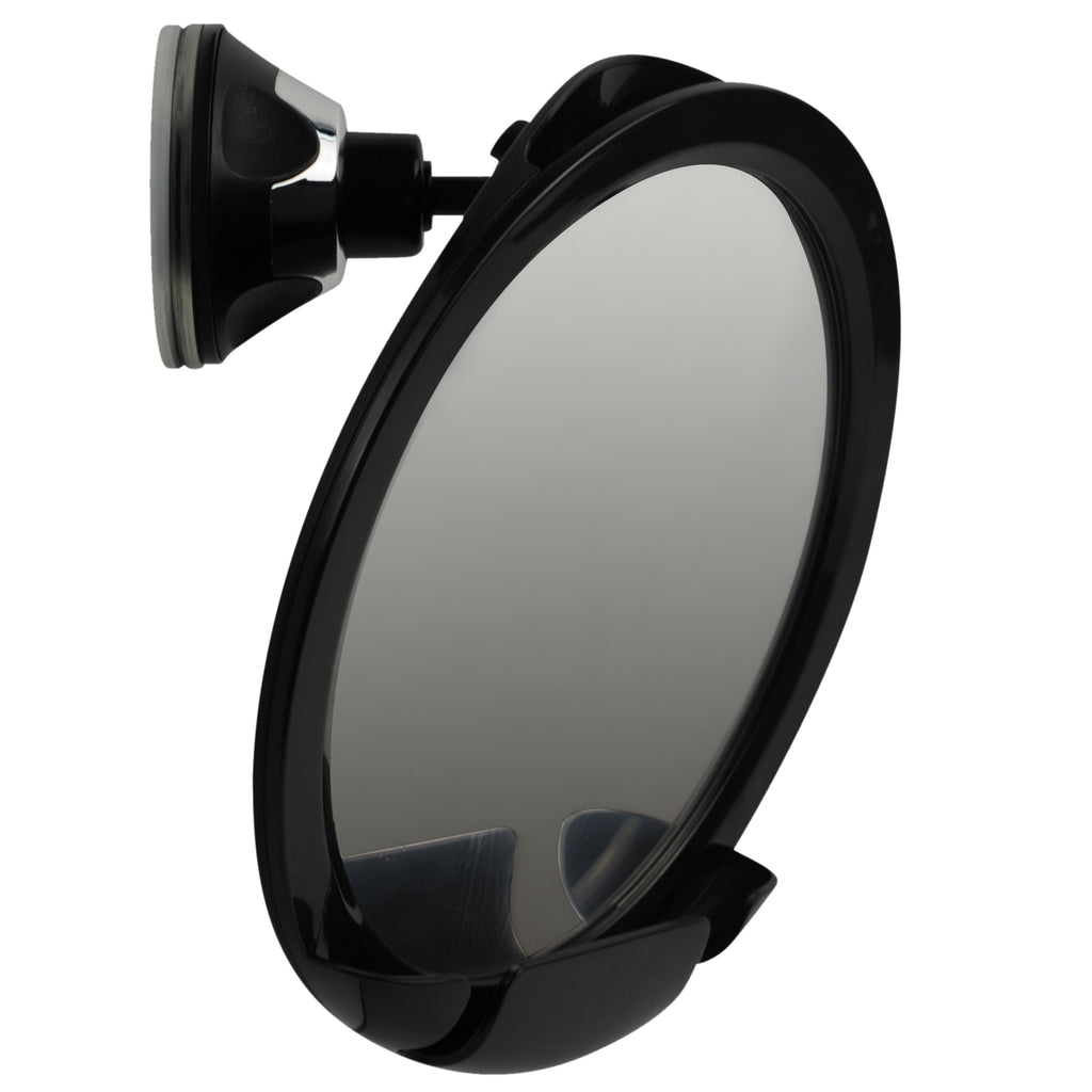 MIRRORVANA Fogless Shower Mirror for Shaving with Razor Holder, Upgraded Suction, Anti Fog Shatterproof Surface and 360° Swivel, 8-Inch