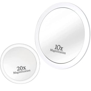 10X & 20X Magnifying Makeup Mirror Set