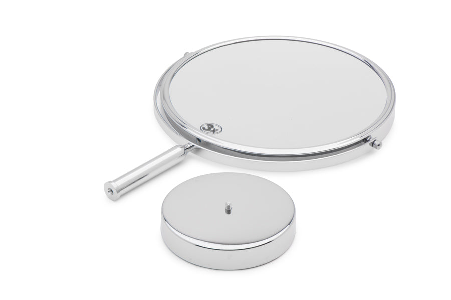 Mirrorvana Oversized 11-Inch Magnifying Makeup Mirror | Double-Sided 1X and 3X Magnification for Home Vanity Countertop