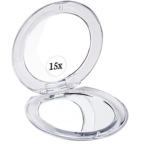 Magnifying Compact Mirror for Purses with LED Ring Light Up – Pink Double  Side | eBay