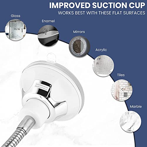 Fogless Shower Mirror with 360° Flexible Gooseneck (Transparent)