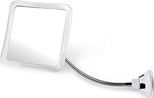 Fogless Shower Mirror with 360° Flexible Gooseneck (Transparent)