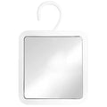 Hangable Fogless Shower Mirror (White)