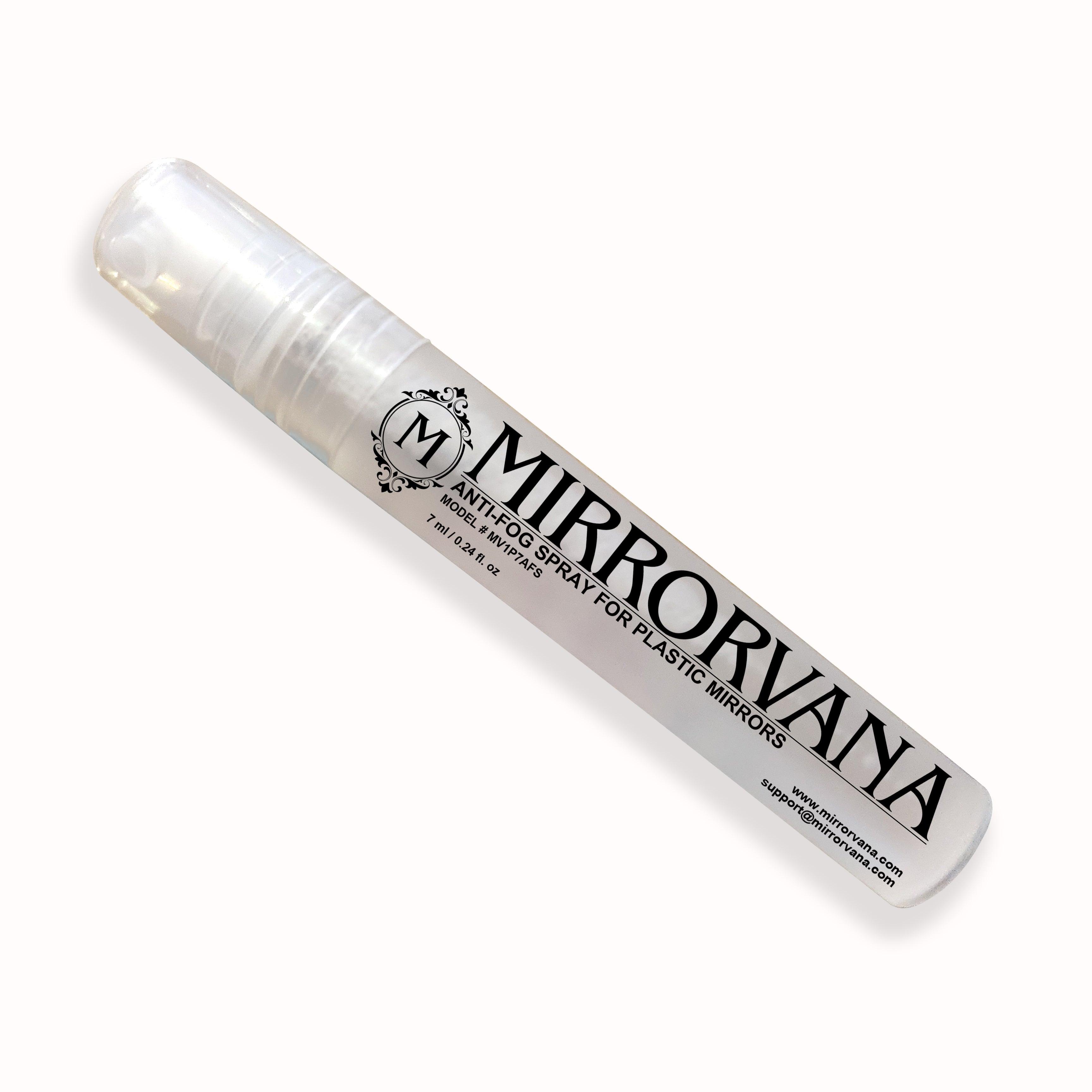 MIRRORVANA Anti Fog Spray for Shower Mirror (1 Bottle) - Maintains Fog Free Bathroom Shaving Mirrors for Men and Women - Long-Lasting Protection from Fogging for a Crystal Clear Reflection (7 ml)