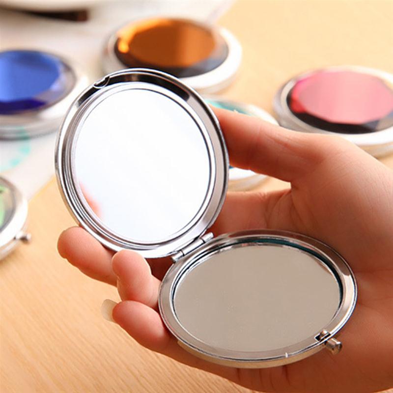 Generic Dual Sided Compact Pocket Mirror (RANDOM DESIGN & SHIPS FROM CHINA), 1 Piece